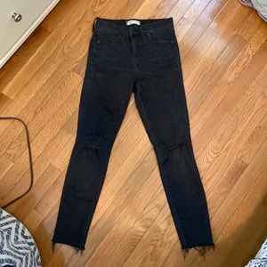 Madewell 9” High Rose Skinny Jeans